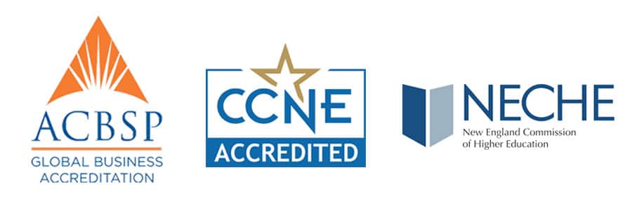 ACBSP, CCNE, NECHE Logos