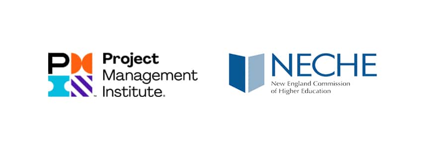 PMI and NECHE logos