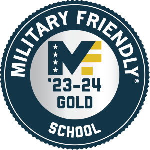 Military Friendly School '23-24 Gold badge