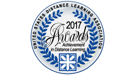 USDLA award acheievement in distance learning logo