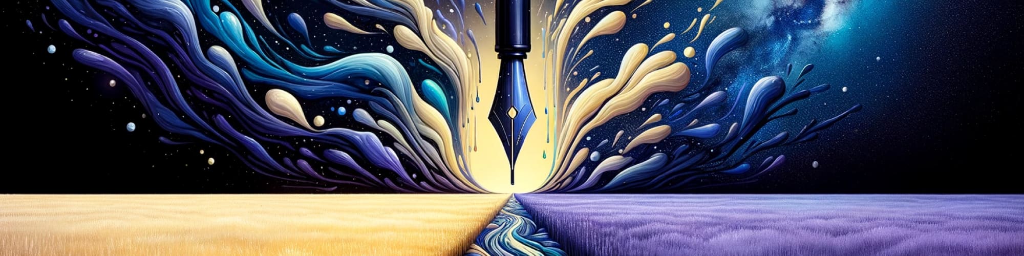 Artistic image of a ink pen